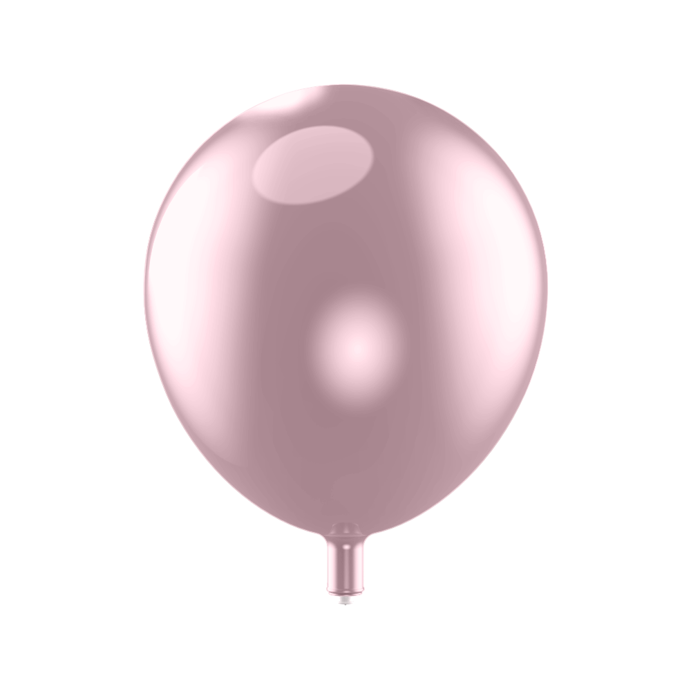 Metallic Light Pink EZ Balloon Package