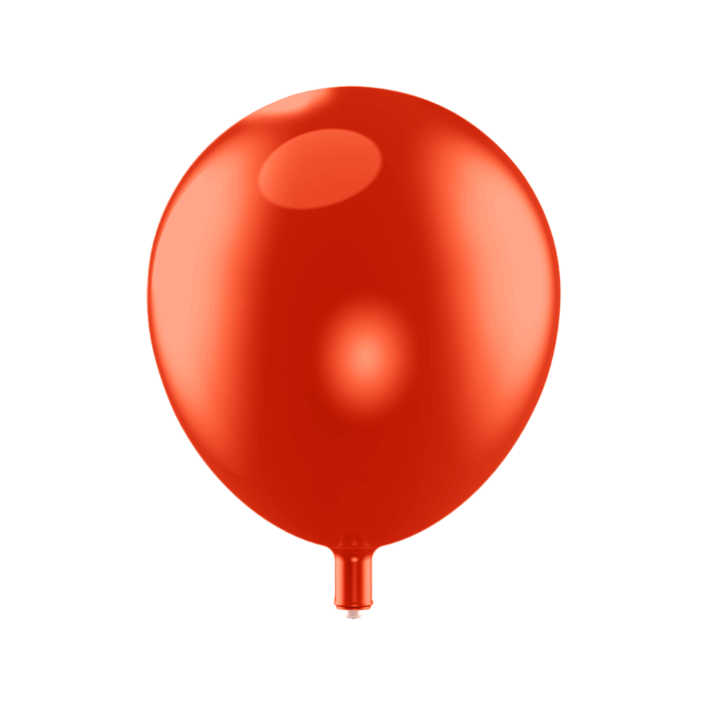 Retro Coral Red EZ Balloon Package