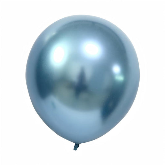 Chrome Light Blue EZ Balloon Package (22 EZ Balloons/pkg)