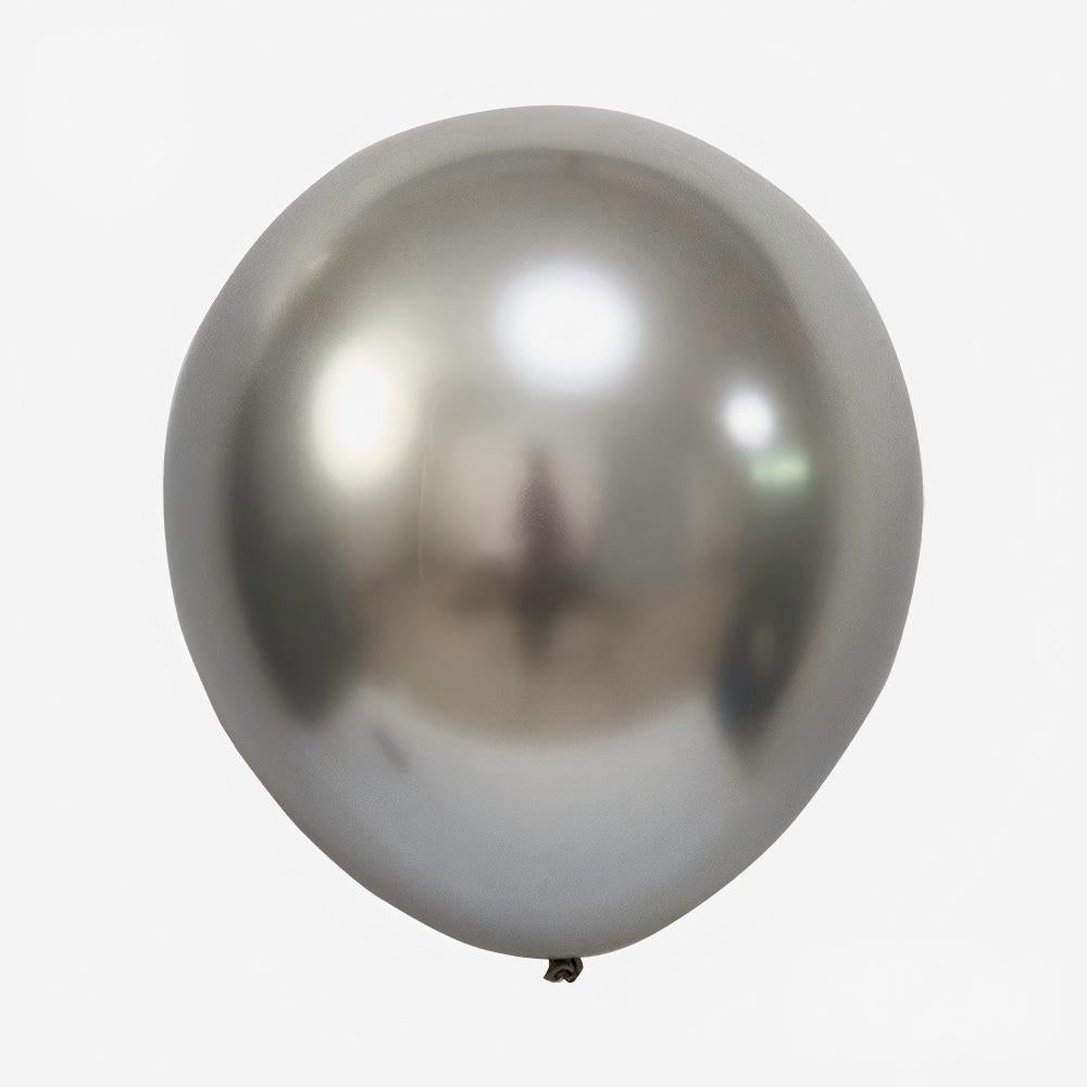 Chrome Siver EZ Balloon Package (22 EZ Balloons/pkg)