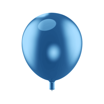 Chrome Blue EZ Balloon Package