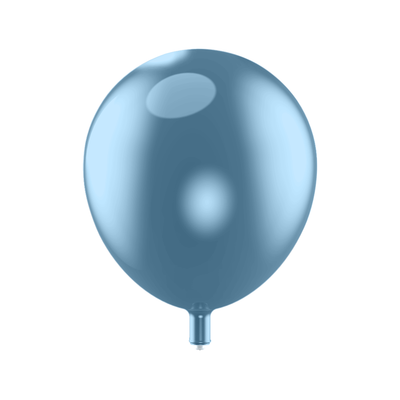 Chrome Light Blue EZ Balloon Package
