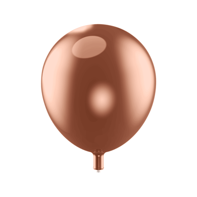 Chrome Rose Gold EZ Balloon Package