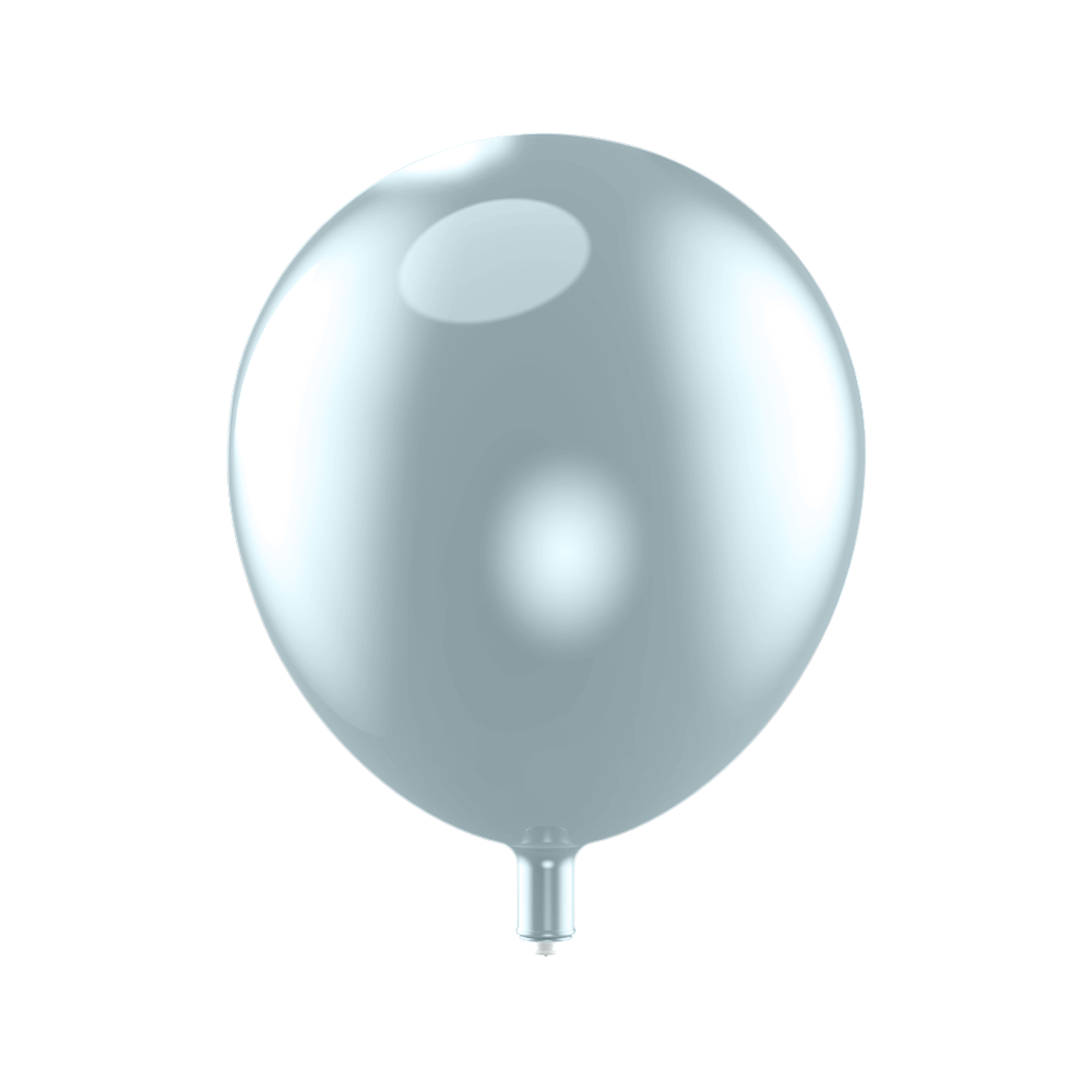 Metallic Light Blue Totali EZ Balloon Package