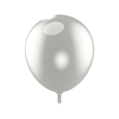 Metallic White EZ Balloon Package