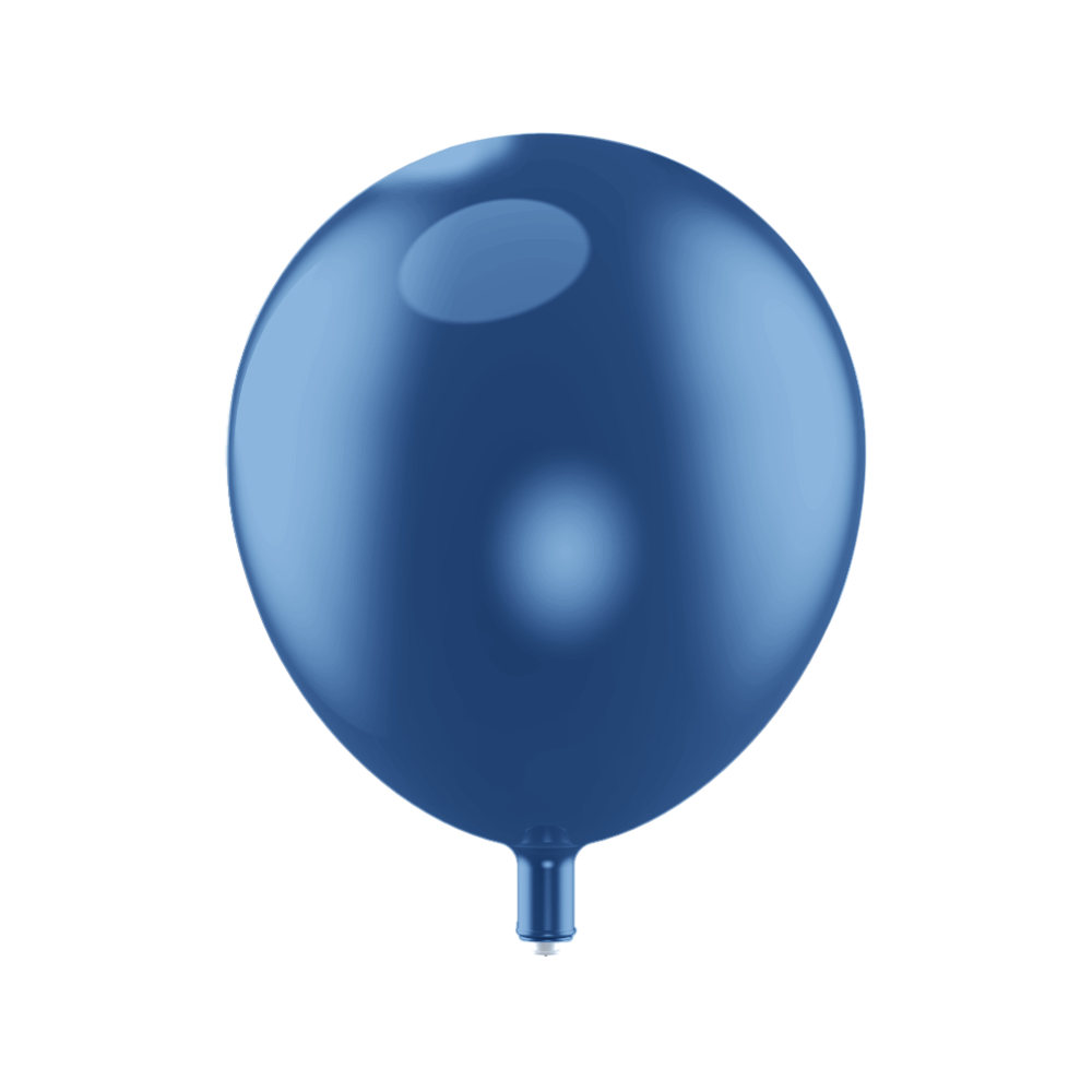 Retro Black Blue EZ Balloon Package