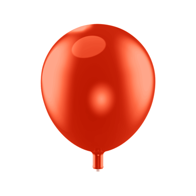 Retro Coral Red EZ Balloon Package