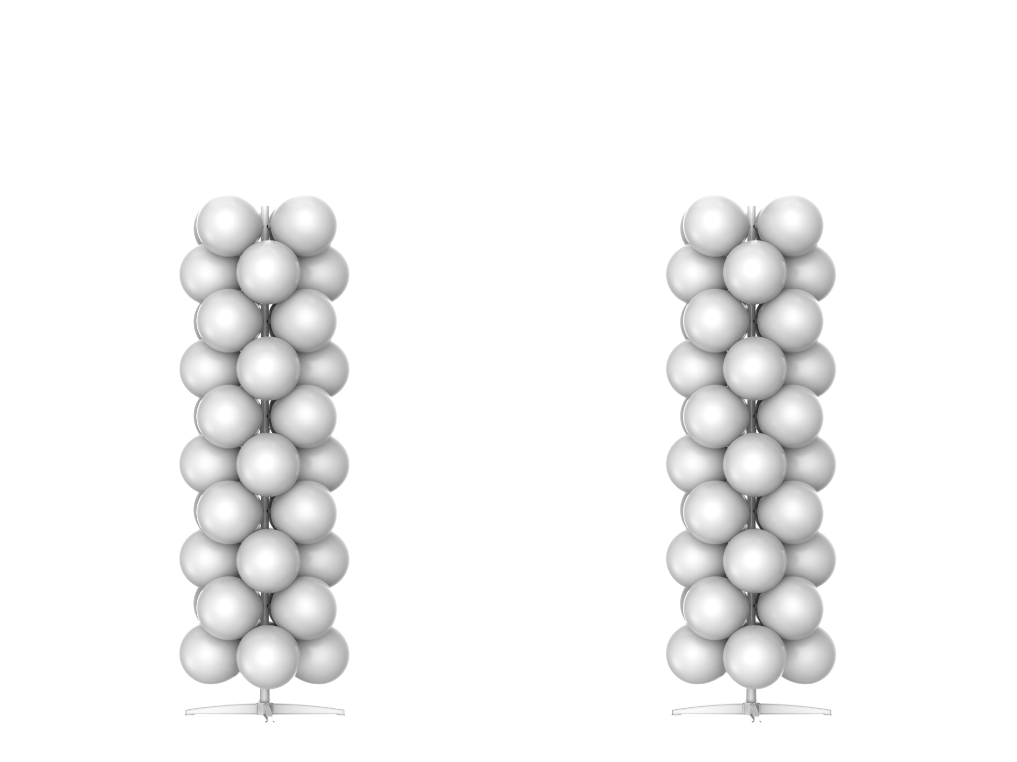 2 Balloon Columns