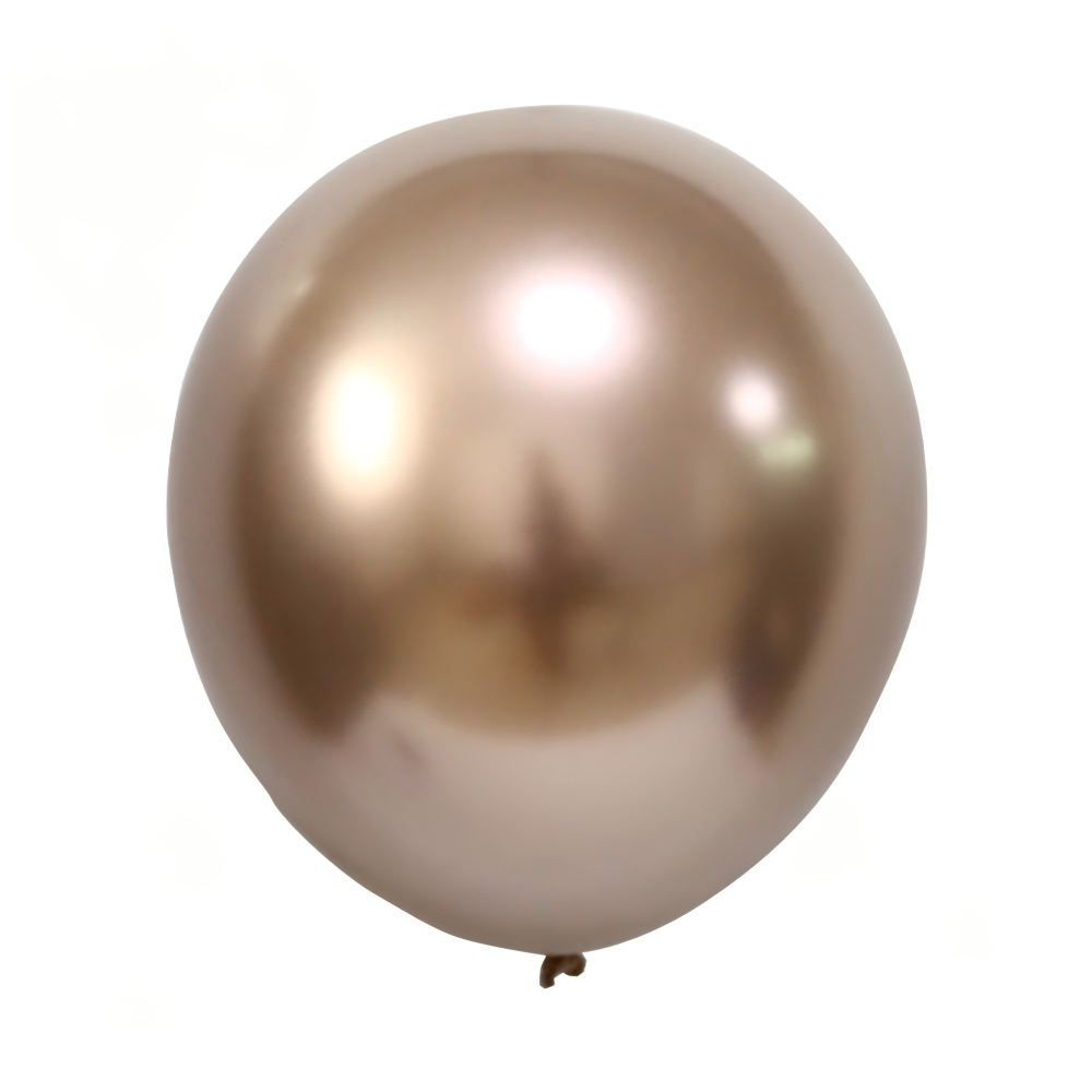Chrome Champagne Gold Totali EZ Balloon Package