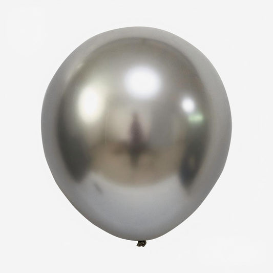 Chrome Siver EZ Balloon Package (22 EZ Balloons/pkg)